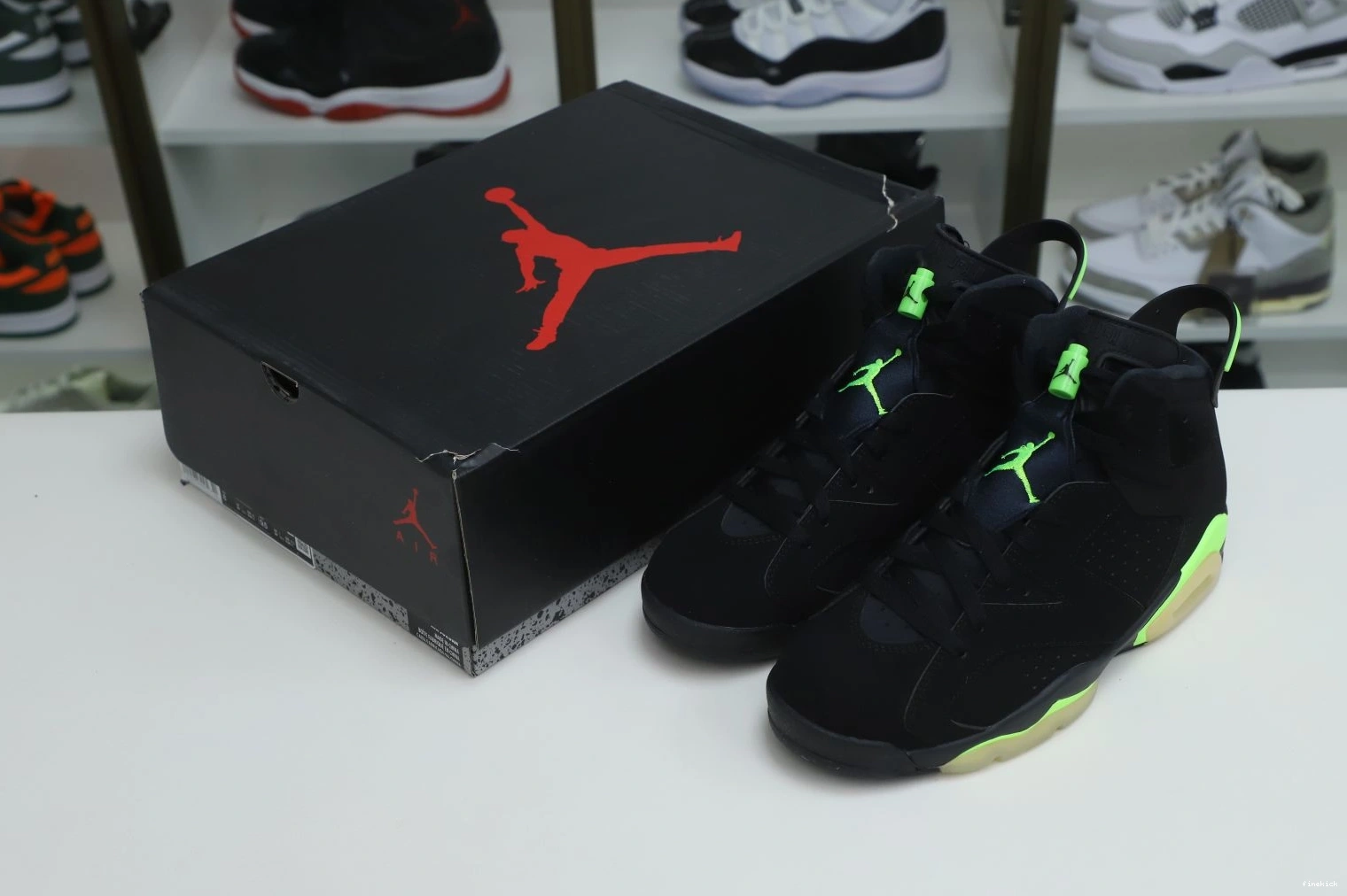 AIR GREEN' 'ELECTRIC JORDAN 6 RETRO 0301